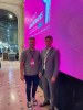 Junto al representante de la ciudad de Villa Carlos Paz.